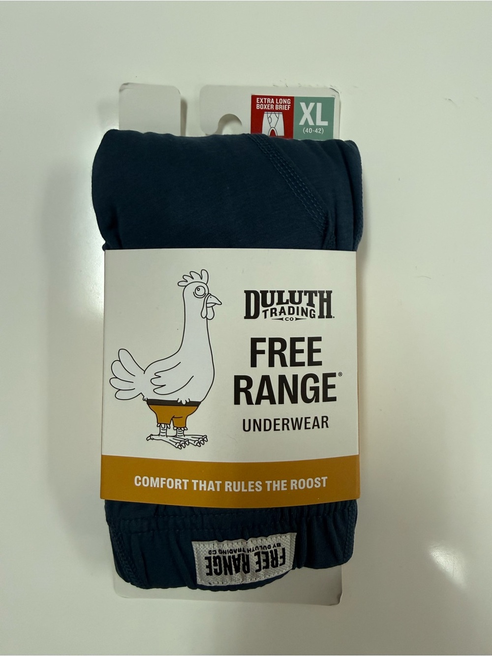 Duluth Trading Co Free Range Boxer Briefs in Navy